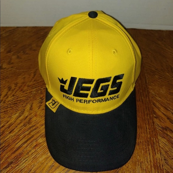 JEGS High Performance Yellow Black Ball Trucker - Picture 1 of 6
